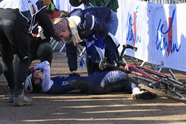 CICLISMO - Ciclocross - 2025 UCI Cyclo-Cross World Championships 2025 ciclo-cross world championships - Lievin, France - Women junior - Lise Revol during the race during 2025 UCI Cyclo-Cross World Championships, Cyclocross race in Lievin, France, February 01 2025 Lievin France  Copyright: xIPAxSport ABACAx