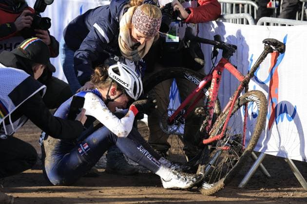 CICLISMO - Ciclocross - 2025 UCI Cyclo-Cross World Championships 2025 ciclo-cross world championships - Lievin, France - Women junior - Lise Revol during the race during 2025 UCI Cyclo-Cross World Championships, Cyclocross race in Lievin, France, February 01 2025 Lievin France  Copyright: xIPAxSport ABACAx