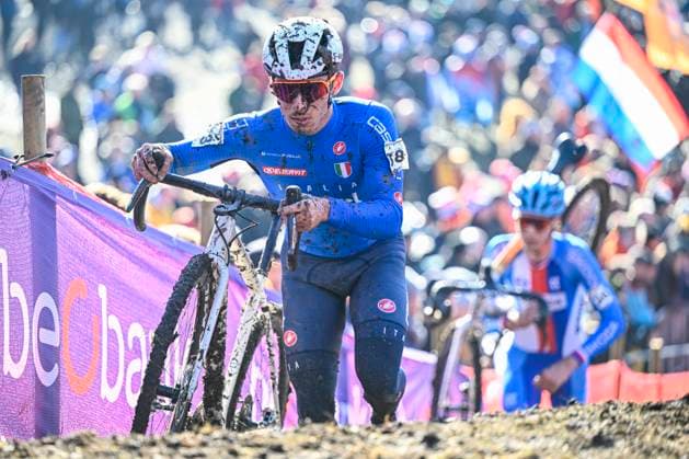 2025 UCI Cyclo-Cross WC - Men Under 23 LIEVIN, FRANCE - FEBRUARY 01 : Scappini Samuele (ITA) in action during the 2025 UCI Cyclo-Cross World Championships for Men Under 23 on February 01, 2025 in Lievin, France, 01 02 2025 Lievin France  Copyright: xNicoxVereeckenx