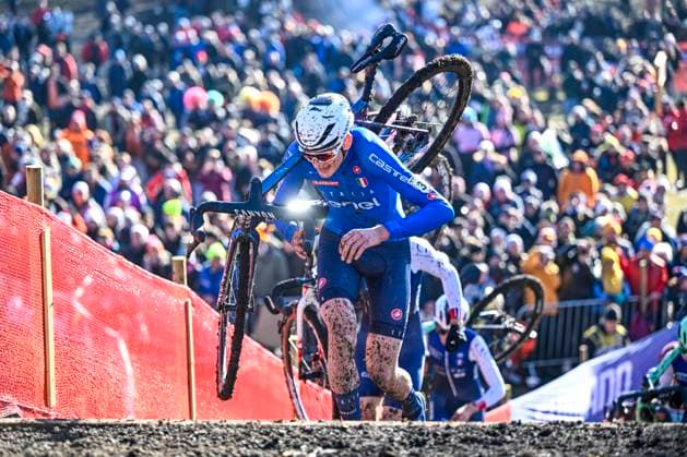 2025 UCI Cyclo-Cross WC - Men Under 23 LIEVIN, FRANCE - FEBRUARY 01 : Italian rider (ITA) in action during the 2025 UCI Cyclo-Cross World Championships for Men Under 23 on February 01, 2025 in Lievin, France, 01 02 2025 Lievin France  Copyright: xNicoxVereeckenx