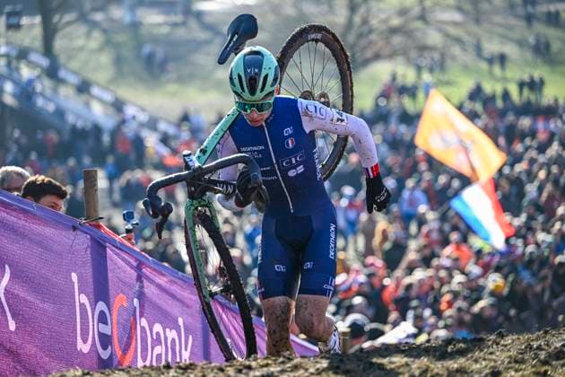 2025 UCI Cyclo-Cross WC - Men Under 23 LIEVIN, FRANCE - FEBRUARY 01 : Sparfel Aubin (FRA) in action during the 2025 UCI Cyclo-Cross World Championships for Men Under 23 on February 01, 2025 in Lievin, France, 01 02 2025 Lievin France  Copyright: xNicoxVereeckenx