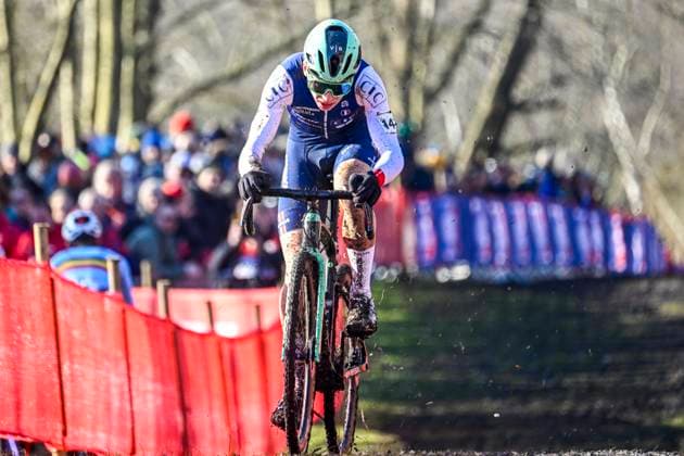2025 UCI Cyclo-Cross WC - Men Under 23 LIEVIN, FRANCE - FEBRUARY 01 : Sparfel Aubin (FRA) in action during the 2025 UCI Cyclo-Cross World Championships for Men Under 23 on February 01, 2025 in Lievin, France, 01 02 2025 Lievin France  Copyright: xNicoxVereeckenx