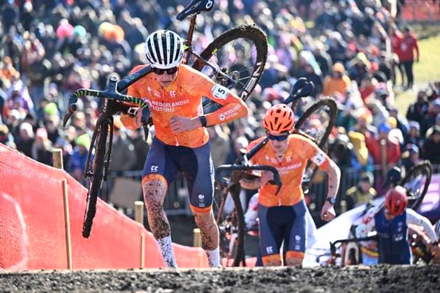 2025 UCI Cyclo-Cross WC - Men Under 23 LIEVIN, FRANCE - FEBRUARY 01 : Solen Keije (NED) in action during the 2025 UCI Cyclo-Cross World Championships for Men Under 23 on February 01, 2025 in Lievin, France, 01 02 2025 Lievin France  Copyright: xNicoxVereeckenx