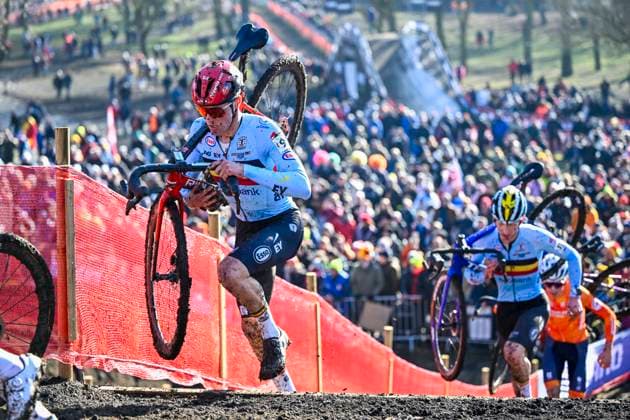 2025 UCI Cyclo-Cross WC - Men Under 23 LIEVIN, FRANCE - FEBRUARY 01 : De Bruyckere Kay (BEL) in action during the 2025 UCI Cyclo-Cross World Championships for Men Under 23 on February 01, 2025 in Lievin, France, 01 02 2025 Lievin France  Copyright: xNicoxVereeckenx