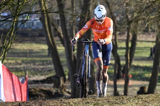 2025 UCI Cyclo-Cross WC - Men Under 23 LIEVIN, FRANCE - FEBRUARY 01 : Del Grosso Tibor (NED) in action during the 2025 UCI Cyclo-Cross World Championships for Men Under 23 on February 01, 2025 in Lievin, France, 01 02 2025 Lievin France  Copyright: xNicoxVereeckenx