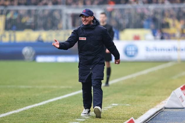 Trainer Gerhard Struber (1. FC Köln) - 2. Fußball Bundesliga Saison 2024-2025 Eintracht Braunschweig vs. 1. FC Köln im Eintracht Stadion in Braunschweig - Fußball,Mann,Männer,Deutschland,01.02.2025