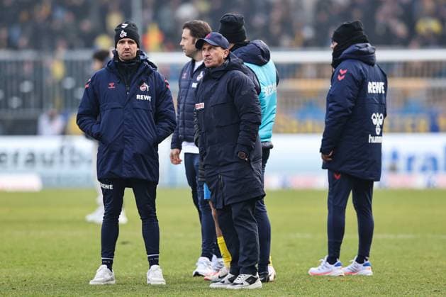 Trainer Gerhard Struber (1. FC Köln) - 2. Fußball Bundesliga Saison 2024-2025 Eintracht Braunschweig vs. 1. FC Köln im Eintracht Stadion in Braunschweig - Fußball,Mann,Männer,Deutschland,01.02.2025