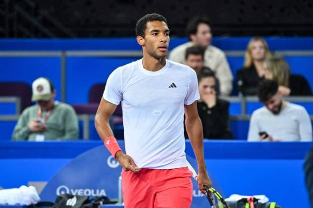 Open Sud de France 2025 - Day 5 - ATP250 Alexandre Dimou ALEXPRESS MAXPPP - Felix AUGER-ALIASSIME of Canada during the day five of Open Sud de France at Sud de France Arena on February 1, 2025 in Montpellier, France. (Photo by Alexandre Dimou Alexpress Icon