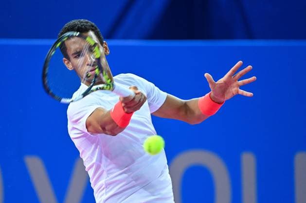 Open Sud de France 2025 - Day 5 - ATP250 Alexandre Dimou ALEXPRESS MAXPPP - Felix AUGER-ALIASSIME of Canada during the day five of Open Sud de France at Sud de France Arena on February 1, 2025 in Montpellier, France. (Photo by Alexandre Dimou Alexpress Icon