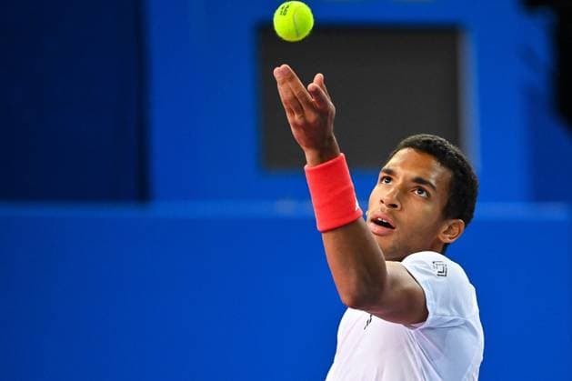 Open Sud de France 2025 - Day 5 - ATP250 Alexandre Dimou ALEXPRESS MAXPPP - Felix AUGER-ALIASSIME of Canada during the day five of Open Sud de France at Sud de France Arena on February 1, 2025 in Montpellier, France. (Photo by Alexandre Dimou Alexpress Icon