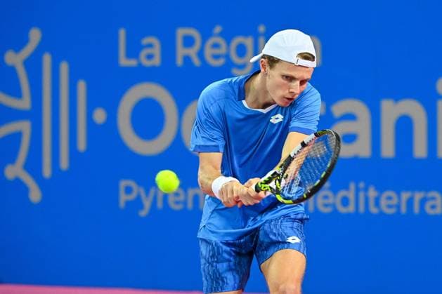 Open Sud de France 2025 - Day 5 - ATP250 Alexandre Dimou ALEXPRESS MAXPPP - Jesper DE JONG of Nederland during the day five of Open Sud de France at Sud de France Arena on February 1, 2025 in Montpellier, France. (Photo by Alexandre Dimou Alexpress Icon