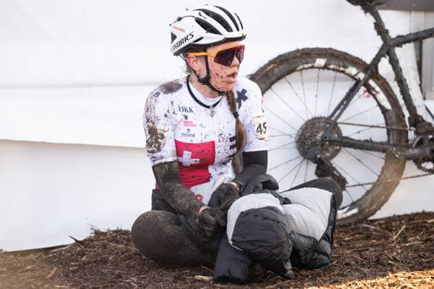Cyclo-cross, UCI World Championships LiÃ vin, Women Junior, 01.02.2025 Anja Grossmann (SUI) LiÃ vin Frankreich Copyright: xCarlaxNagelx