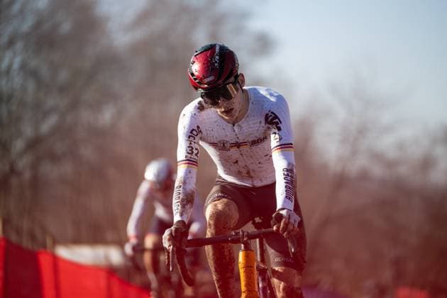 Cyclo-cross, UCI World Championships LiÃ vin, Men Under 23, 01.02.2025 Eike Behrens (GER) LiÃ vin Frankreich Copyright: xCarlaxNagelx