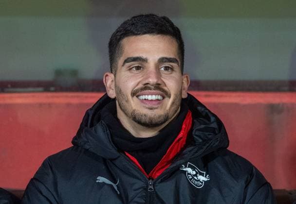 Fussball, Herren, Saison 2024 2025, 1. Bundesliga (20. Spieltag), 1. FC Union Berlin - RB Leipzig, Andre Silva (RB Leipzig) auf der Bank, 01.02. 2025, Copyright: xSebastianxRäppold MatthiasxKochx