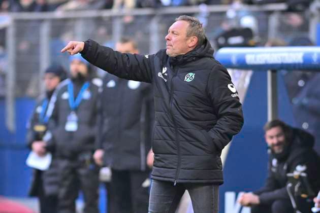 GER; 2. FBL,, Hamburger SV vs Hannover 96 02.02.2025, Volksparkstadion, Hamburg, GER; 2. FBL, Hamburger SV vs Hannover 96 im Bild Trainer Andre Breitenreiter (Hannover)