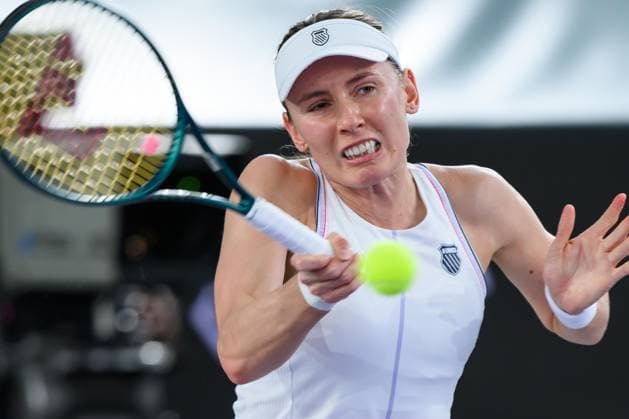 TENNIS - WTA, Tennis Damen Upper Austria Ladies Linz LINZ,AUSTRIA,02.FEB.25 - TENNIS - WTA Tour, Upper Austria Ladies Linz. Image shows Ekaterina Alexandrova (RUS).  GEPAxpictures xChristianxMoser