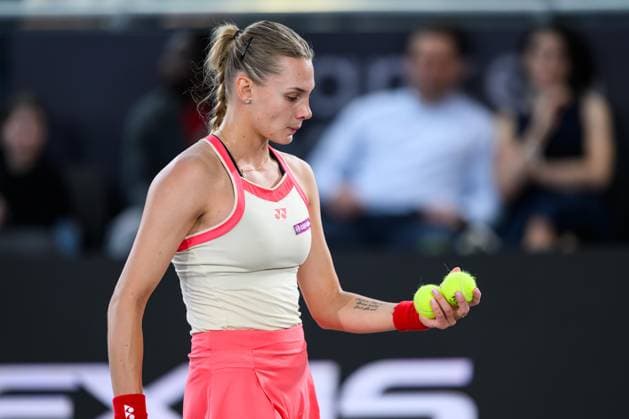 TENNIS - WTA, Tennis Damen Upper Austria Ladies Linz LINZ,AUSTRIA,02.FEB.25 - TENNIS - WTA Tour, Upper Austria Ladies Linz. Image shows Dayana Yastremska (UKR).  GEPAxpictures xChristianxMoser