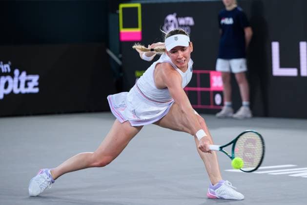 TENNIS - WTA, Tennis Damen Upper Austria Ladies Linz LINZ,AUSTRIA,02.FEB.25 - TENNIS - WTA Tour, Upper Austria Ladies Linz. Image shows Ekaterina Alexandrova (RUS).  GEPAxpictures xChristianxMoser