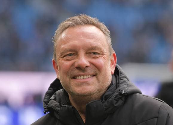 02.02.2025, xblx, Fussball 2.Bundesliga, Hamburger SV - Hannover 96 v.l. Trainer Andre Breitenreiter (Coach Hannover 96) (DFL DFB REGULATIONS PROHIBIT ANY USE OF PHOTOGRAPHS as IMAGE SEQUENCES and or QUASI-VIDEO) Hamburg