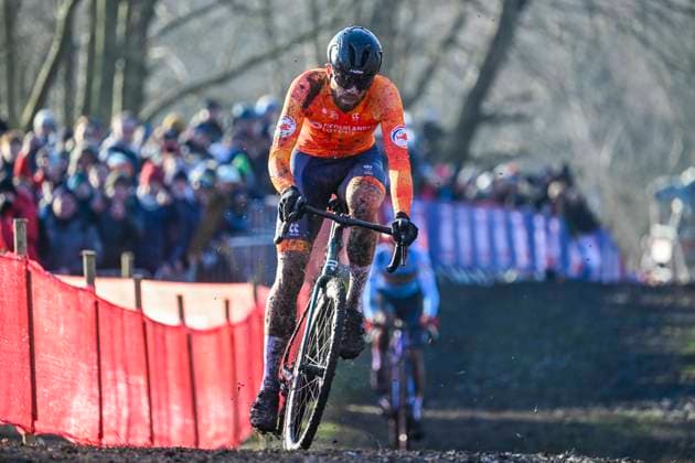 2025 UCI Cyclo-Cross WC - Men Elite LIEVIN, FRANCE - FEBRUARY 02 : Nieuwenhuis Joris (NED) in action during the 2025 UCI Cyclo-Cross World Championships for Men Elite on February 02, 2025 in Lievin, France, 02 02 2025 Lievin France  Copyright: xNicoxVereeckenx