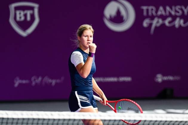 Transylvania Open - WTA, Tennis Damen 250 Tournament Anastasia Zakharova competes during the first qualifiers day of the Transylvania Open 2025, a WTA250 Tournament, at BT Arena in Cluj-Napoca, Romania, on February 2, 2025 Cluj-Napoca Romania  Copyright: xFlaviuxBuboix originalFilename:buboi-notitle250202_npCqU.jpg