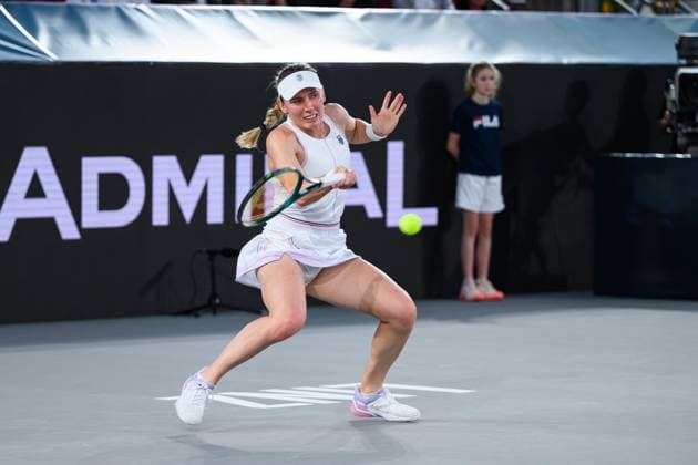 TENNIS - WTA, Tennis Damen Upper Austria Ladies Linz LINZ,AUSTRIA,02.FEB.25 - TENNIS - WTA Tour, Upper Austria Ladies Linz. Image shows Ekaterina Alexandrova (RUS).  GEPAxpictures xChristianxMoser