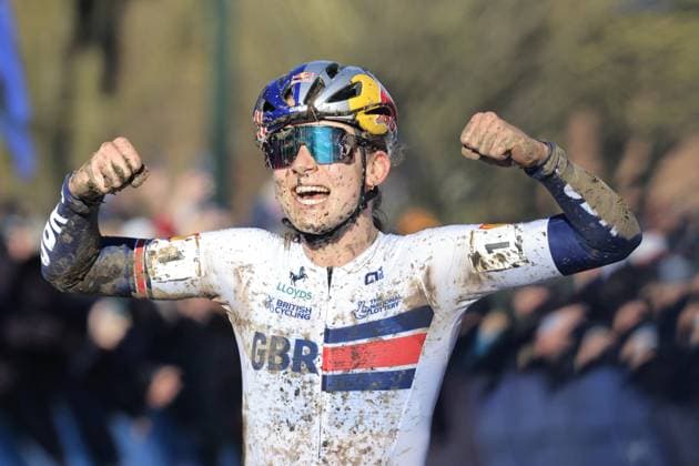 CICLISMO - Ciclocross - 2025 UCI Cyclo-Cross World Championships World Championship, WM, Weltmeisterschaft Cyclo-Cross 2025 - Lievin, France WOMEN UNDER 23 - Zoe Backstedt during the competion during 2025 UCI Cyclo-Cross World Championships, Cyclocross race in Lievin, France, February 02 2025 Lievin France  Copyright: xIPAxSport ABACAx