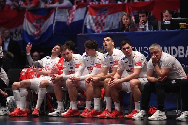 Oslo, Norway, 020225. Unity Arena. Final match of the World Handball Championship 2025, Croatia - Denmark. Photo: Ante Cizmic CROPIX Copyright: xxAntexCizmicx 0799272466st