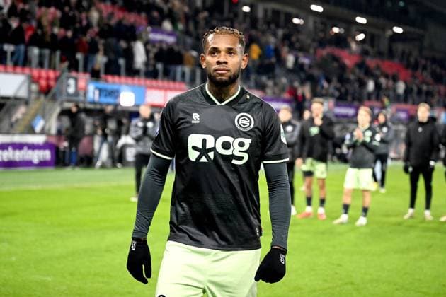 ROTTERDAM - Leandro Bacuna of FC Groningen after the Dutch Eredivisie match between Sparta Rotterdam and FC Groningen at Sparta Stadion Het Kasteel on Feb. 2, 2025 in Rotterdam, Netherlands. ANP Dutch Eredivisie 2024 25 xVIxANPxSportx xxANPxIVx 518976428 originalFilename: 518976428.jpg