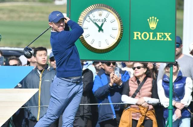 February 2, 2025, Pebble Beach, Ca, USA: Rory McIlroy during the final round of the AT&T Pebble Beach Pro-Am 2025 at Pebble Beach Golf Links on February 02, 2025 in Pebble Beach, California. Photo: Casey Flanigan imageSPACE Pebble Beach USA - ZUMAi237 20250202_zsa_i237_014 Copyright: xFlanigan Imagespacex
