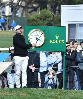 February 2, 2025, Pebble Beach, Ca, USA: Scottie Scheffler during the final round of the AT&T Pebble Beach Pro-Am 2025 at Pebble Beach Golf Links on February 02, 2025 in Pebble Beach, California. Photo: Casey Flanigan imageSPACE Pebble Beach USA - ZUMAi237 20250202_zsa_i237_041 Copyright: xFlanigan Imagespacex