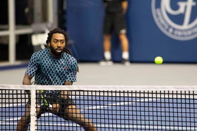 February 2, 2025, Frisco, Texas, USA: EVAN KING (USA) watches the ball during round 2 of the qualifiers at the Dallas Open at the Star in Frisco, TX. Frisco USA - ZUMAh193 20250202_zsp_h193_051 Copyright: xDanielxMcGregor-Huyerx