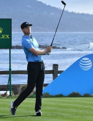 February 2, 2025, Pebble Beach, Ca, USA: Cameron Davis during the final round of the AT&T Pebble Beach Pro-Am 2025 at Pebble Beach Golf Links on February 02, 2025 in Pebble Beach, California. Photo: Casey Flanigan imageSPACE Pebble Beach USA - ZUMAi237 20250202_zsa_i237_135 Copyright: xFlanigan Imagespacex