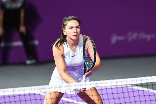 Transylvania Open 2025 - WTA, Tennis Damen 250 Tournament - Day 1 Simona Halep competes during the round of 16 of the Transylvania Open 2025, a WTA250 Tournament, at BT Arena in Cluj-Napoca, Romania, on February 3, 2025. Cluj-Napoca Romania  Copyright: xFlaviuxBuboix originalFilename:buboi-notitle250203_npWE6.jpg