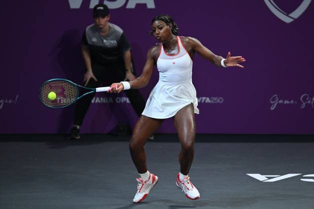 Transylvania Open 2025 Alycia Parks of United States in action against Olga Danilovic of Serbia during the WTA, Tennis Damen Tour Transylvania Open single match, in Cluj Napoca, Monday 04 February 2025. Alex Nicodim Imago Images Copyright: xAlexxNicodimx