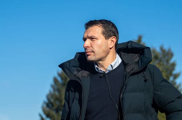 Fussball, Herren, Saison 2024 25, 2. Bundesliga, Hertha BSC, Training, Medienrunde mit Sportdirektor Benjamin Weber (Hertha BSC), 04.02. 2025,