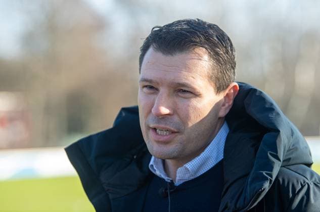 Fussball, Herren, Saison 2024 25, 2. Bundesliga, Hertha BSC, Training, Medienrunde mit Sportdirektor Benjamin Weber (Hertha BSC), 04.02. 2025,
