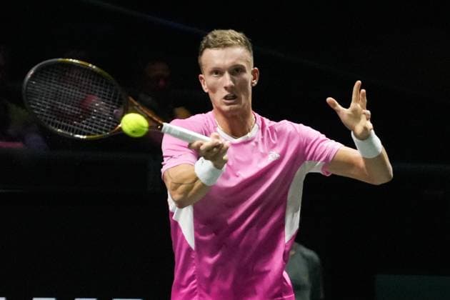 TENNIS - ABN AMRO OPEN 2025 Laurent Lairys MAXPPP - Jirí Lehecka of Tchequie during the ABN AMRO Open 2025, ATP, Tennis Herren 500 Tennis 16 eme Finale event on 4 Feb 2025 in Rotterdam, Netherlands Rotterdam Netherlands  Copyright: xMAXPPPxLaurentxLairysx LLR202502042790 LLR202502042789
