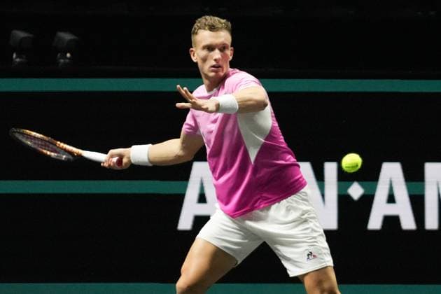 ABN AMRO Open 2025 - Rotterdam Jirí Lehecka of Tchéquie during the ABN AMRO Open 2025, ATP, Tennis Herren 500 Tennis 16 eme Finale event on 4 January 2025 in Rotterdam, Netherlands - Photo Laurent Lairys ABACAPRESS Rotterdam Netherlands  Copyright: xLairysxLaurent ABACAx