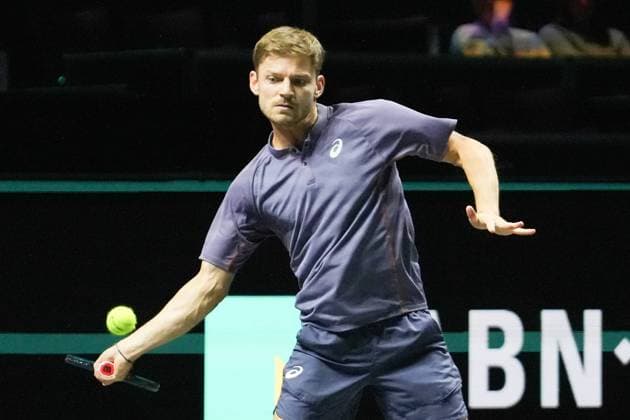 TENNIS - ABN AMRO OPEN 2025 David Goffin of Belgique during the ABN AMRO Open 2025, ATP, Tennis Herren 500 Tennis 16 eme Finale event on 4 January 2025 in Rotterdam, Netherlands - Photo Laurent Lairys PsnewZ RotterdamNetherlands  Copyright: xLaurentxLairysx