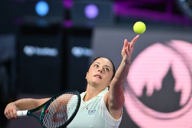 Transylvania Open 2025 Elisabetta Cocciaretto of Italy in action against Irina Camelia Begu of Romania during the WTA, Tennis Damen Tour Transylvania Open single match, in Cluj Napoca, Monday 04 February 2025. Alex Nicodim Imago Images Copyright: xAlexxNicodimx