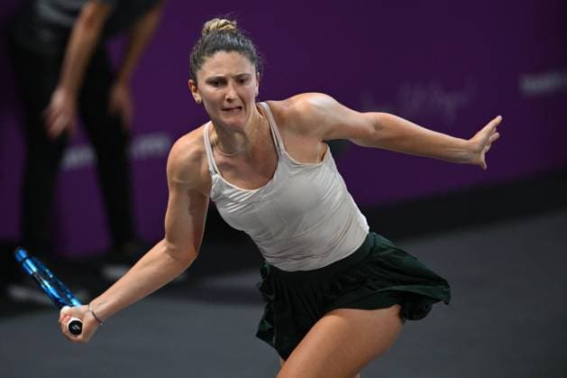 Transylvania Open 2025 Irina Camelia Begu of Romania in action against Elisabetta Cocciaretto of Italy during the WTA, Tennis Damen Tour Transylvania Open single match, in Cluj Napoca, Monday 04 February 2025. Alex Nicodim Imago Images Copyright: xAlexxNicodimx