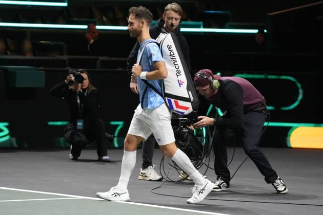 ABN AMRO Open 2025 - Rotterdam Constant Lestienne of France during the ABN AMRO Open 2025, ATP, Tennis Herren 500 Tennis 16 eme Finale event on 5 January 2025 in Rotterdam, Netherlands. Photo by Laurent Lairys ABACAPRESS.COM Rotterdam Netherlands  Copyright: xLairysxLaurent ABACAx