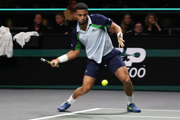 TENNIS - ABN AMRO OPEN 2025 Laurent Lairys MAXPPP - Arthur Fils of France during the ABN AMRO Open 2025, ATP, Tennis Herren 500 Tennis 16 eme Finale event on 5 January 2025 in Rotterdam, Netherlands - Photo Laurent Lairys ABACAPRESS.COM Rotterdam Netherlands  Copyright: xMAXPPPxLaurentxLairysx LLR202502055002 LLR202502055002