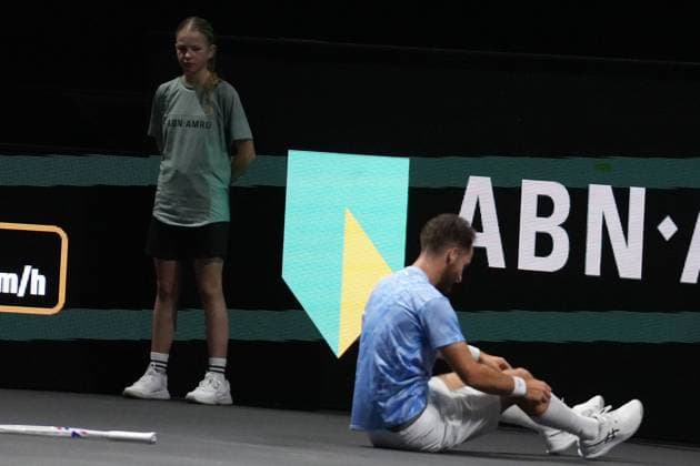 TENNIS - ABN AMRO OPEN 2025 Laurent Lairys MAXPPP - Constant Lestienne of France during the ABN AMRO Open 2025, ATP, Tennis Herren 500 Tennis 16 eme Finale event on 5 January 2025 in Rotterdam, Netherlands - Photo Laurent Lairys ABACAPRESS.COM Rotterdam Netherlands  Copyright: xMAXPPPxLaurentxLairysx LLR202502055003 LLR202502055003