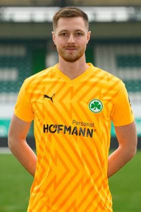 26.01.2024 - SpVgg Greuther Fürth ( Kleeblatt Spielvereinigung ) - 2. Fussball Bundesliga - Saison 2023 2024 - Fototermin Porträttermin Vorstellung Präsentation Pressetermin - - Einzelbild Einzelfoto Portrait Porträt Kopfbild - Lennart Grill ( 31, SpVgg Greuther Fürth )