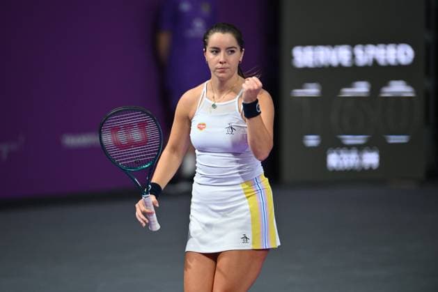 CLUJ-NAPOCA - TRANSYLVANIA OPEN - 4 FEB 2025 Jodie Anna Burrage of Great Britain in action against Ana Bogdan of Romania during the WTA, Tennis Damen Tour Transylvania Open single match, in Cluj Napoca, Monday 04 February 2025. Alex Nicodim Imago Images Copyright: xAlexxNicodimx