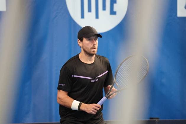 TENNIS : Play In Challenger Lille 2025 - ATP, Tennis Herren 125 Challenger Tour - 05 02 2025 Lucas POUILLE (France) au Play In Challenger Lille 2025, ATP 125 Challenger Tour, le 5 fÃ vrier 2025  Copyright: xLaurentxSANSONx xPsnewZx