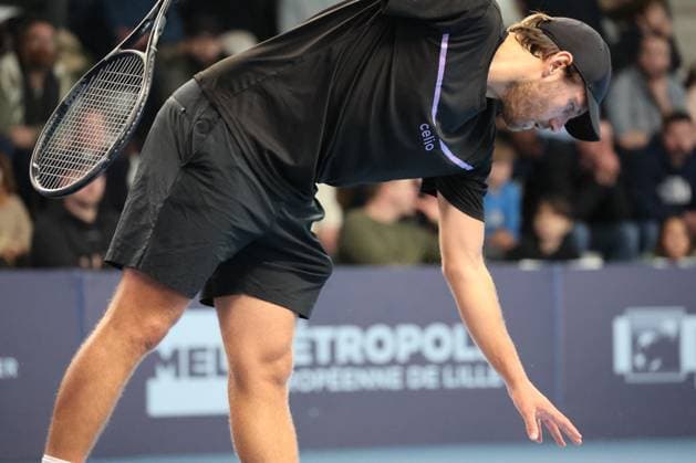 TENNIS : Play In Challenger Lille 2025 - ATP, Tennis Herren 125 Challenger Tour - 05 02 2025 Lucas POUILLE (France) au Play In Challenger Lille 2025, ATP 125 Challenger Tour, le 5 fÃ vrier 2025  Copyright: xLaurentxSANSONx xPsnewZx