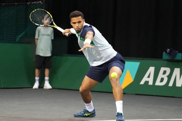 TENNIS - ABN AMRO OPEN 2025 Arthur Fils of France during the ABN AMRO Open 2025, ATP, Tennis Herren 500 Tennis 8eme finale event on 6 February 2025 in Rotterdam, Netherlands - Photo Laurent Lairys PsnewZ RotterdamNetherlands  Copyright: xLaurentxLairysx